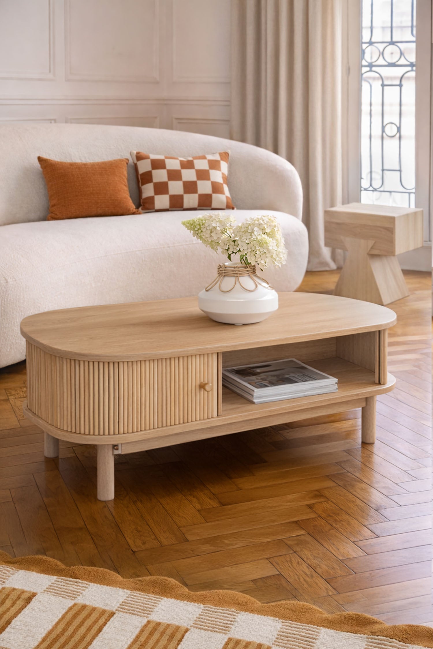 Hector - Coffee Table - Pine Wood - Natural