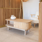 Mesa Centro Hector Dos Puertas Madera