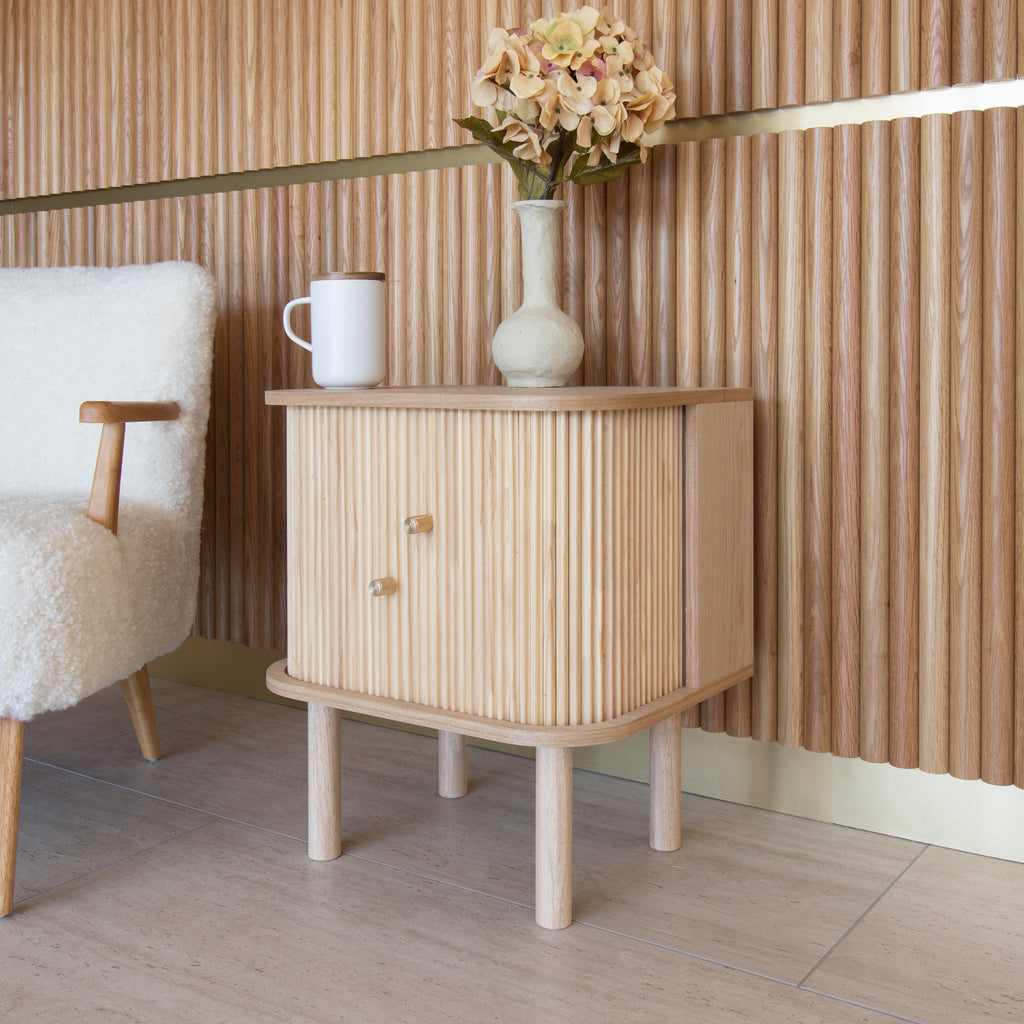 Hector - Meuble D'Appoint - Bois De Pin - Naturel