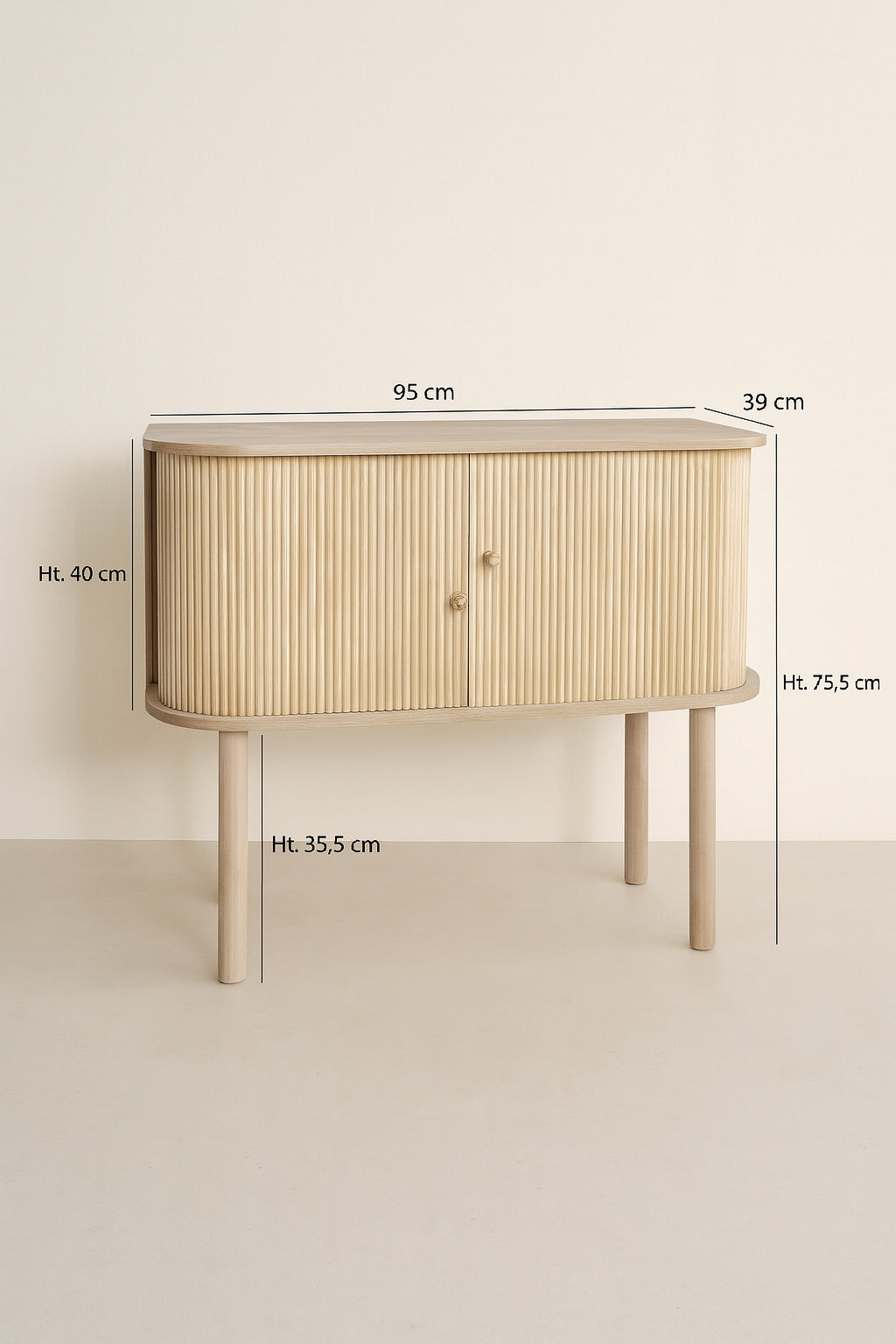 Hector - Bahut - Bois De Pin - Naturel