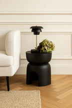 Tree - Meuble D'Appoint - Bois De Paulownia - Noir