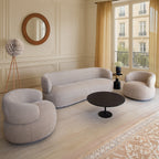 Glove - Sofa - Textured Velvet - Beige