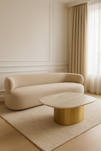 Glove - Sofa - Textured Velvet - Beige