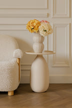 Volda Side Table with Top - Ceramic