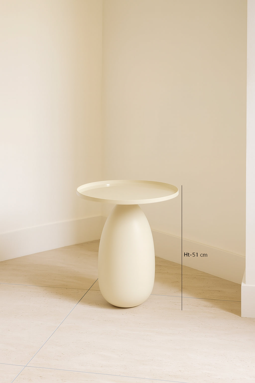 Volda Side Table with Top - Ceramic