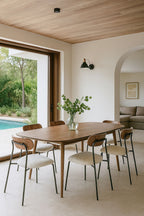 Callao - Table Rectangulaire - Effet Bois - Noyer