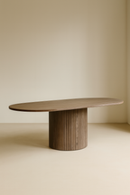 Sierra - Table Extensible - Effet Bois - Noyer