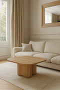 Alba - Table Basse - Effet Bois - Naturel