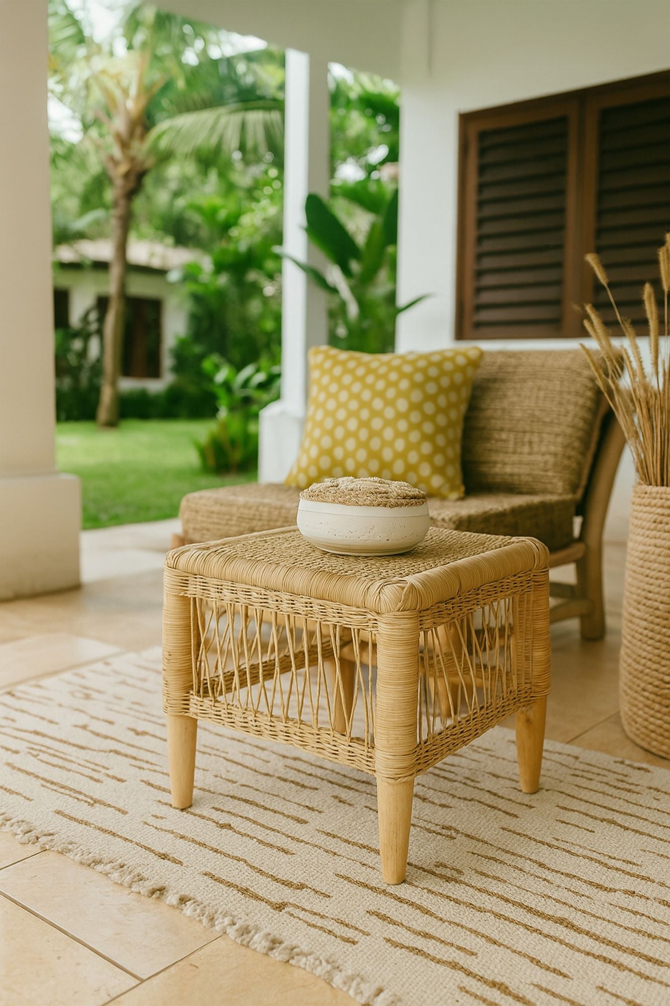 Zomba - Side Furniture - Rattan - Natural