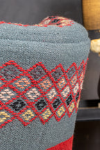 Inca - Fauteuil - Kilim/Bois - Noir