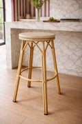 Amalfi - Tabouret Bar - Alu Aspect Rotin/Textilene