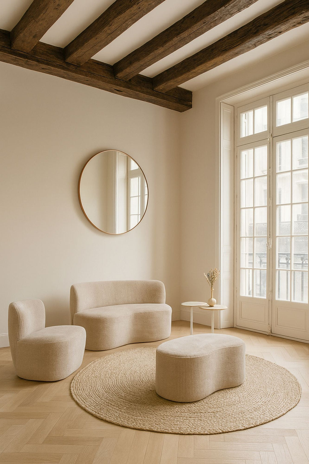 Como Armchair - Corduroy - Beige