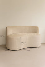 Como 2-Seater Sofa - Corduroy - Beige