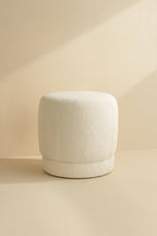 Malo - Puf - Tejido Bouclette - Blanco