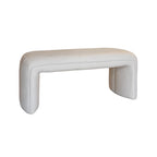 Malo - Bench - Boucle Fabric - Ecru