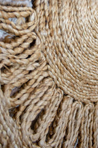 Rectangular Jerico Rug - Hand-Woven Natural Jute