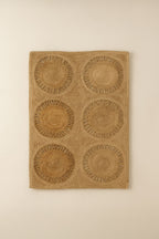 Rectangular Jerico Rug - Hand-Woven Natural Jute
