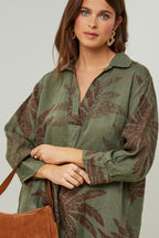 Autour Du Lin - Dress - Khaki - Women
