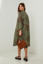 Autour Du Lin - Dress - Khaki - Women