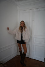Manteau Fourrure Soanne - Crème