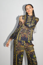 La blusa cósmica tropical de Darline