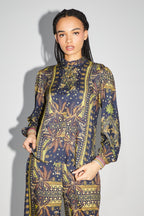 La blusa cósmica tropical de Darline