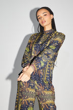 La blusa cósmica tropical de Darline