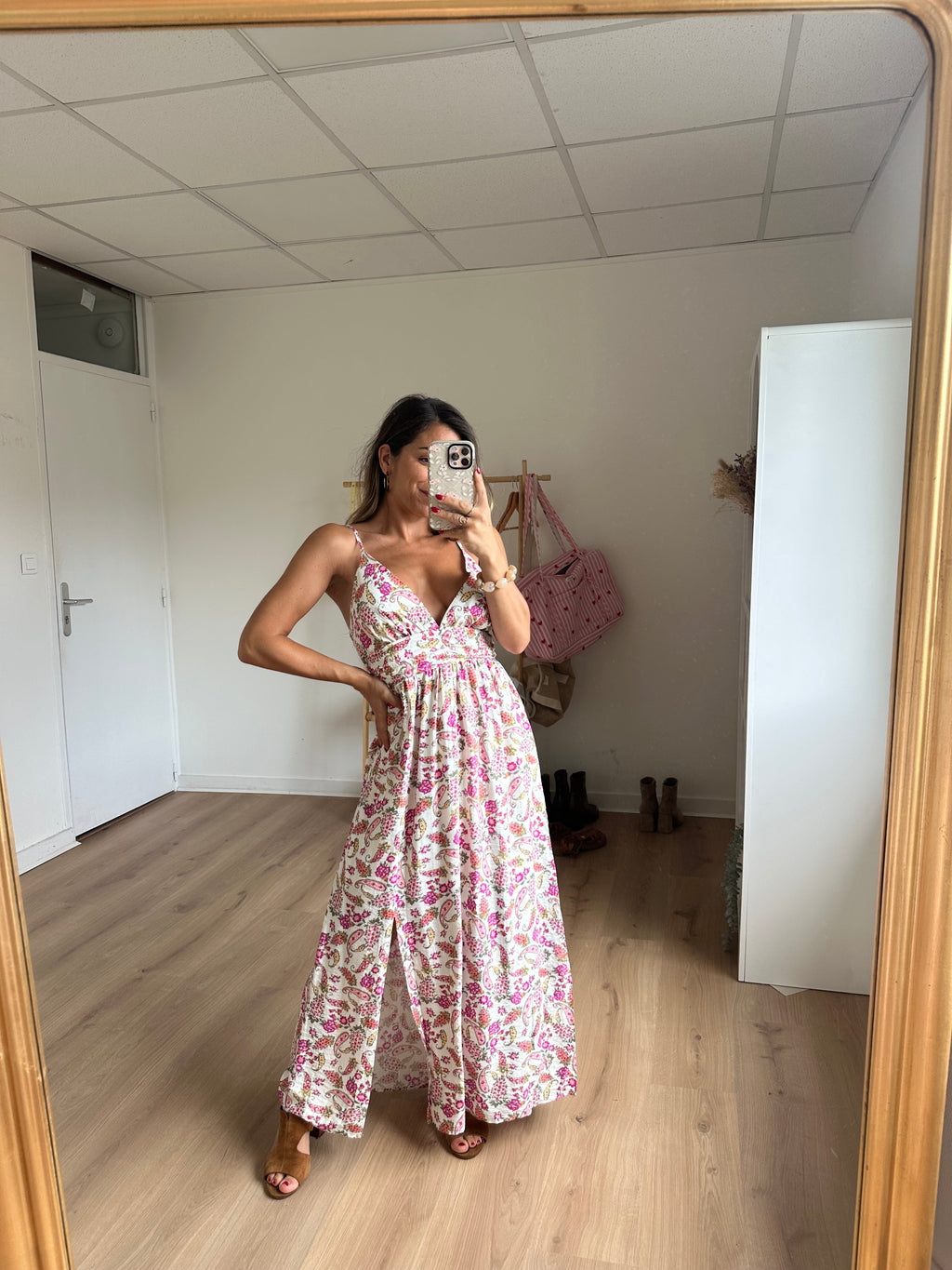 Robe Longue Fleurie Léandre