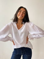 Blusa Isabel blanca