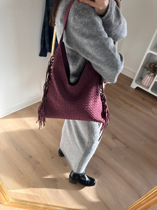 Bolso grande Julia burdeos