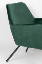 Bon Velours - Lounge Chair - Fabric - Green