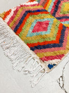 Moroccan Berber Boujaad Rug 3.36 × 0.82 m