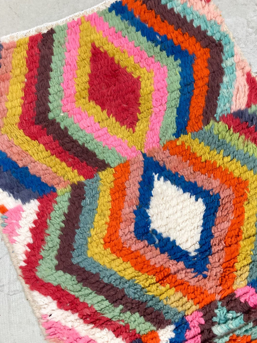 Moroccan Berber Boujaad Rug 3.36 × 0.82 m