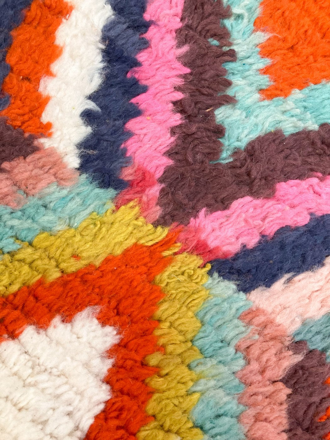 Moroccan Berber Boujaad Rug 3.36 × 0.82 m