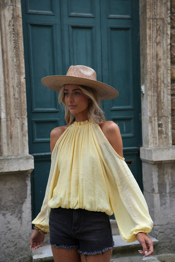 Blusa Karole Calada - Amarillo