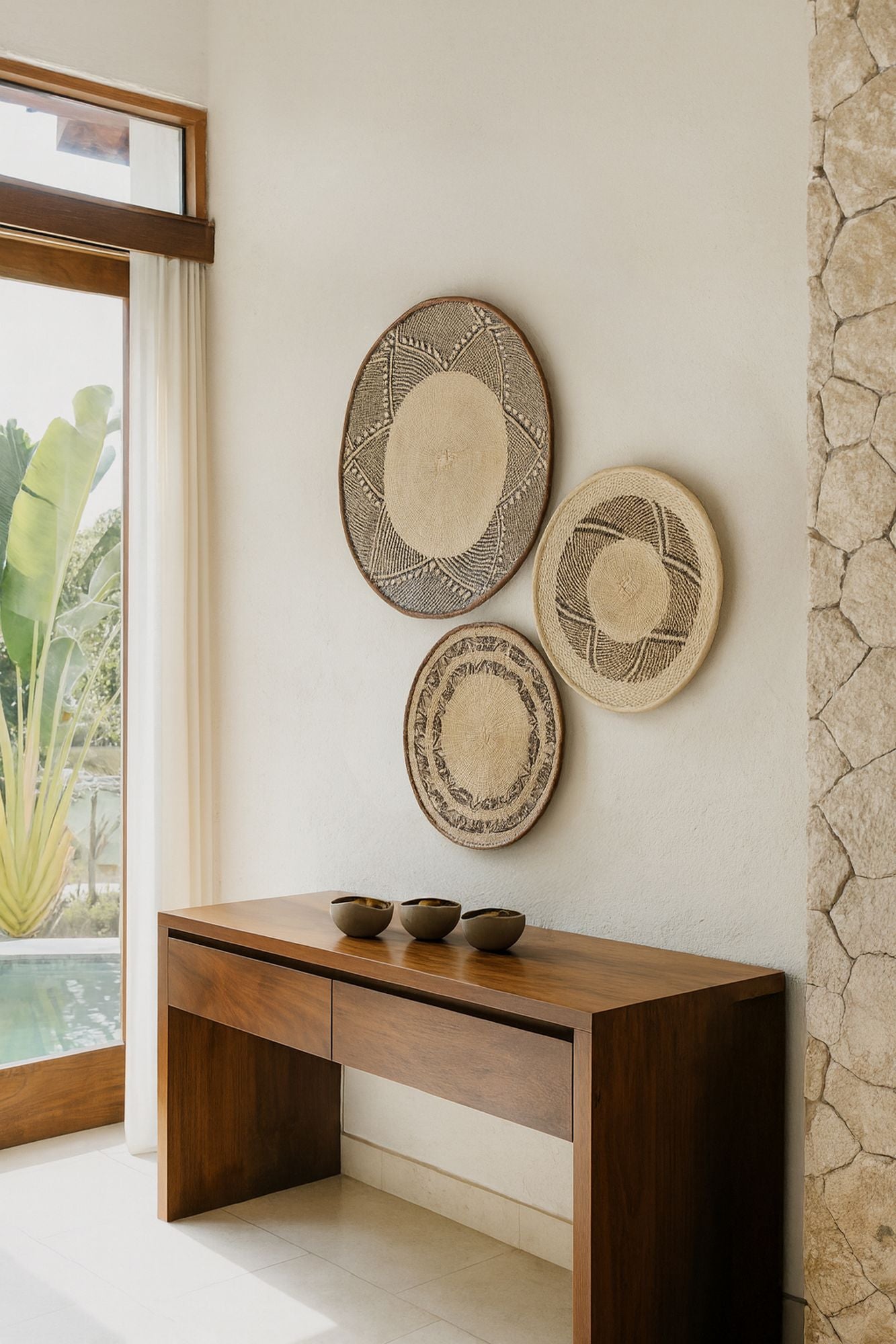 Cesta de pared grande - Limpo tejido