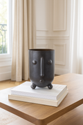 Olav Vase - Black Glass