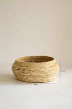 Cesta Dounia - Abaca tejida a mano