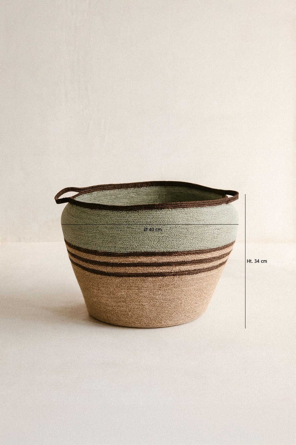Chobie Basket - Colored Seagrass - Celadon