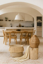 Cesta Flecos Luys - Rafia Natural