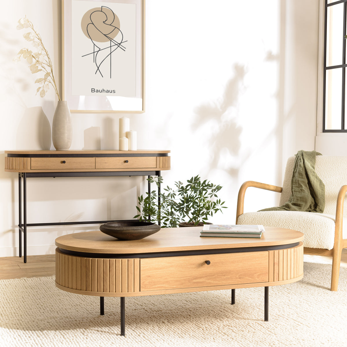Ethan - Table Basse - Noir