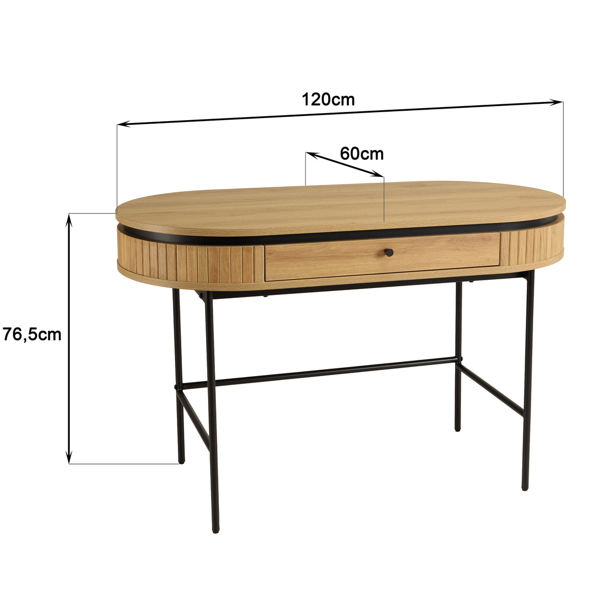 Ethan – Skrivbord – Guld