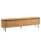Ethan - Tv-møbel - Sort/Lys Eg