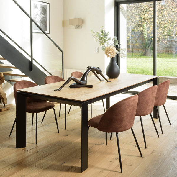 Tom - Set Van 2 Stoelen - Zwart