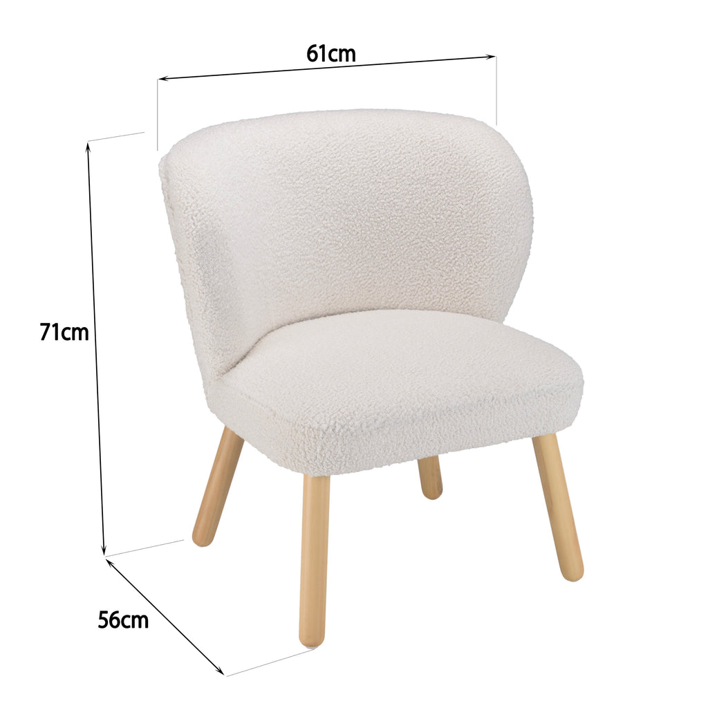 Agathe – Sessel – Weiß