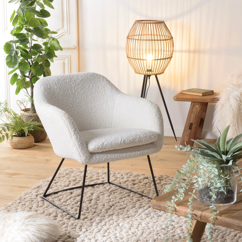 Agathe – Sessel – Weiß