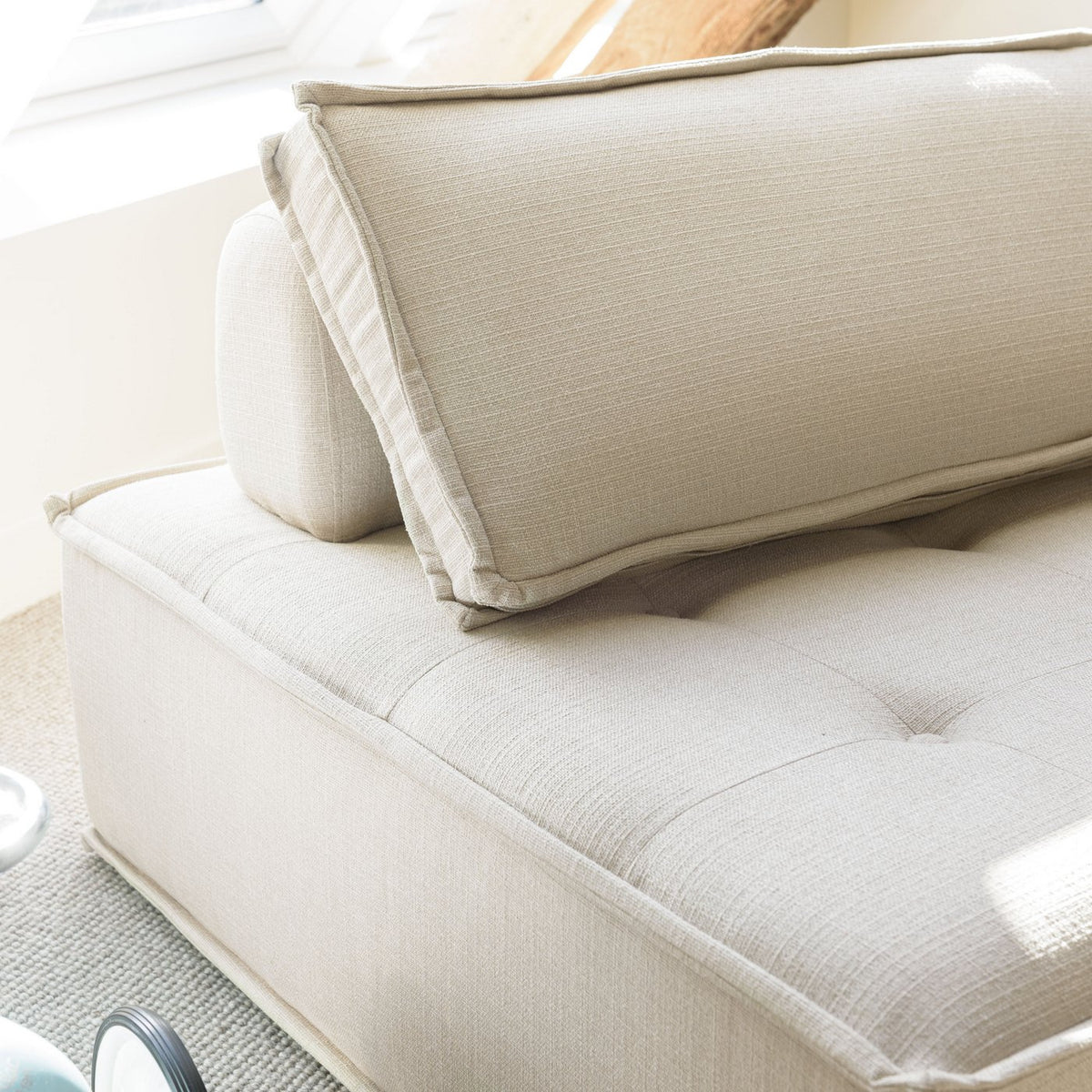 Agathe - Pouf - Beige