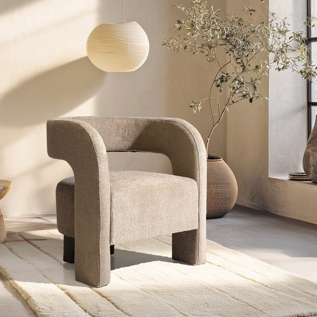 Agathe - Fauteuil - Beige