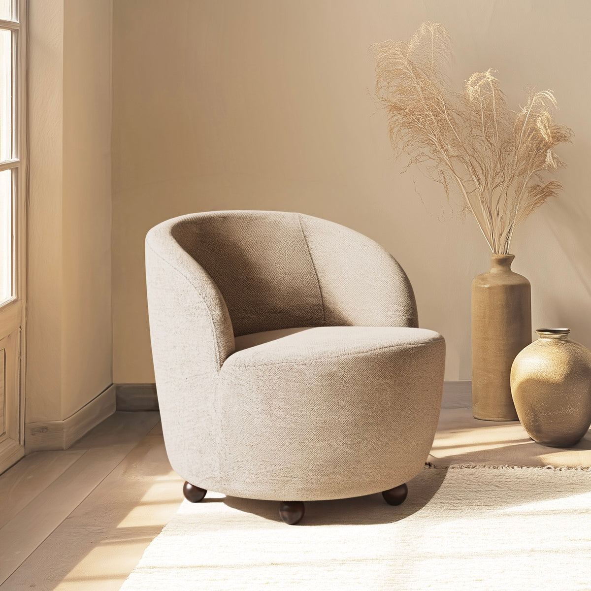 Agathe - Fauteuil - Taupe