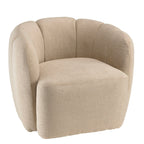 Agathe - Fauteuil - Beige/Marron Foncé